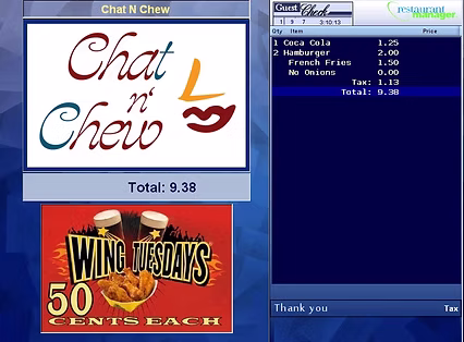 Customer Confirmation Display